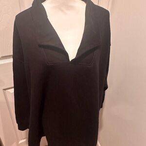Target Brand Ava & Viv Black Sweatshirt- Gently worn- Size 3x